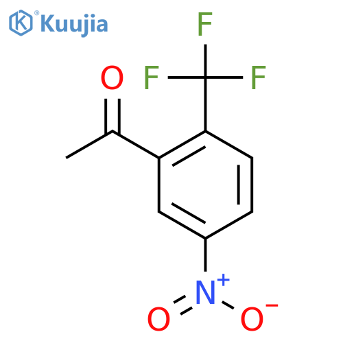 5'-Nitro-2'-(trifluoromethyl)acetophenone structure