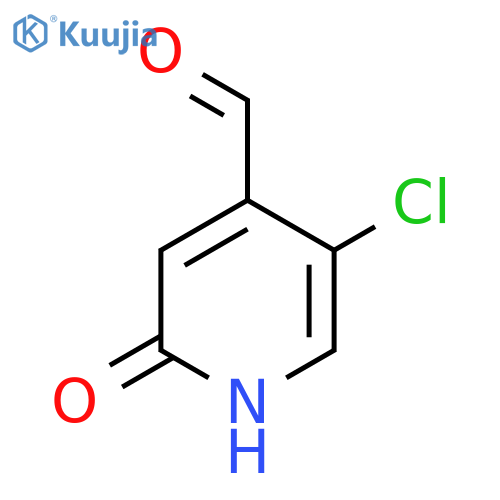 5-Chloro-2-hydroxyisonicotinaldehyde structure