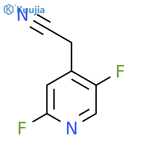 2,5-Difluoropyridine-4-acetonitrile structure
