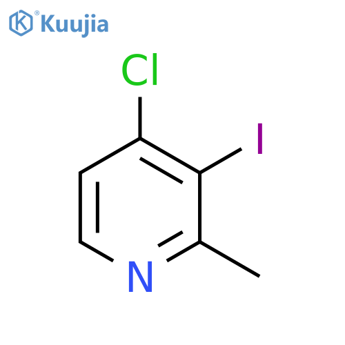 4-Chloro-3-iodo-2-methylpyridine structure