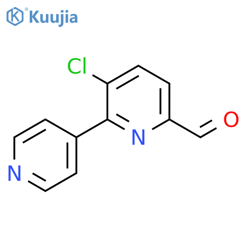 5-Chloro-6-(pyridin-4-yl)picolinaldehyde structure