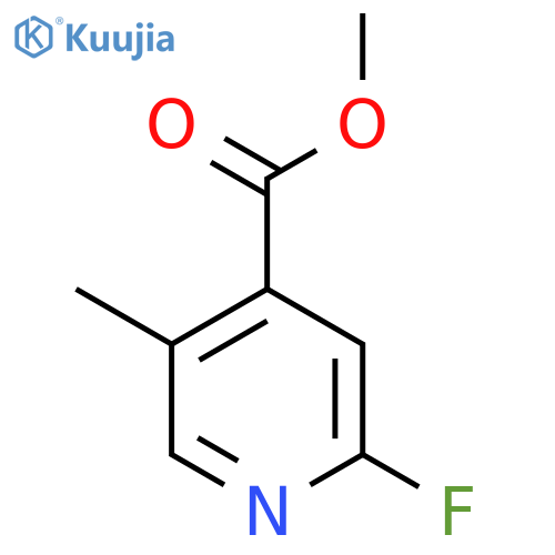 Methyl 2-fluoro-5-methylisonicotinate structure