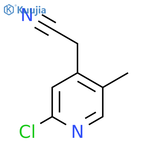 2-Chloro-5-methylpyridine-4-acetonitrile structure