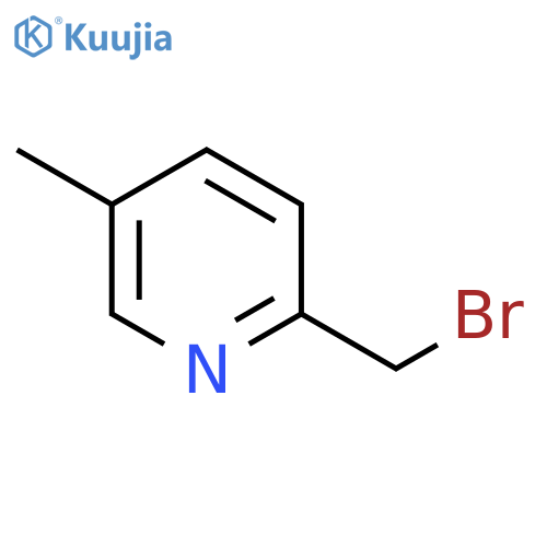 2-(bromomethyl)-5-methyl-pyridine structure