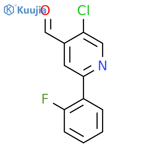 5-Chloro-2-(2-fluorophenyl)isonicotinaldehyde structure