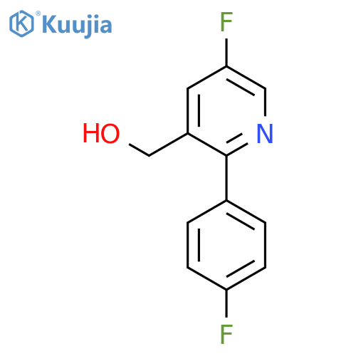 5-Fluoro-2-(4-fluorophenyl)pyridine-3-methanol structure