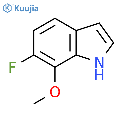 1h-Indole,6-fluoro-7-methoxy- structure