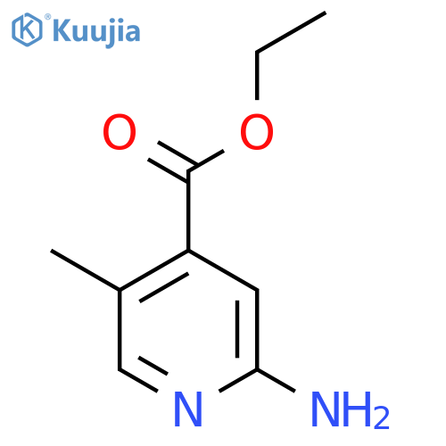 Ethyl 2-amino-5-methylpyridine-4-carboxylate structure