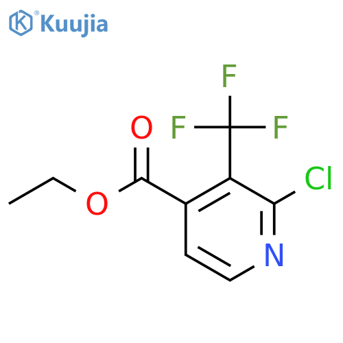 Ethyl 2-chloro-3-(trifluoromethyl)isonicotinate structure