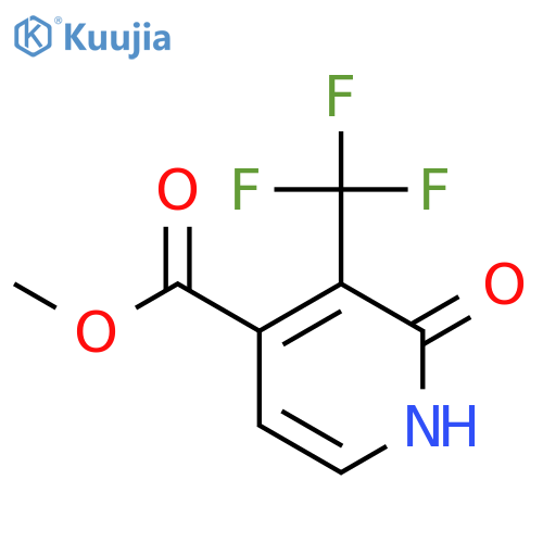 Methyl 2-hydroxy-3-(trifluoromethyl)isonicotinate structure