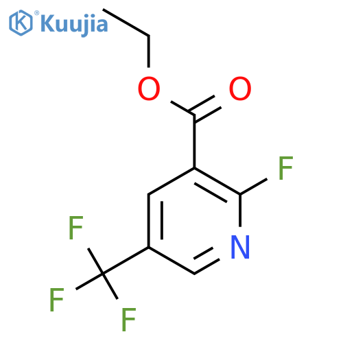 Ethyl 2-fluoro-5-(trifluoromethyl)nicotinate structure