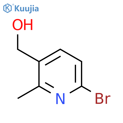 (6-Bromo-2-methylpyridin-3-yl)methanol structure