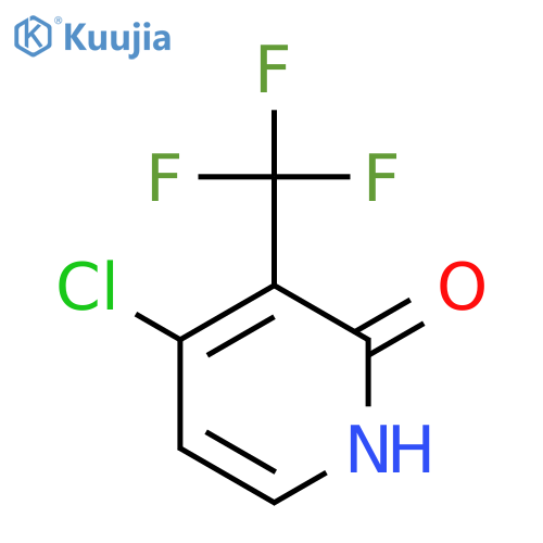 4-chloro-3-(trifluoromethyl)-1H-pyridin-2-one structure