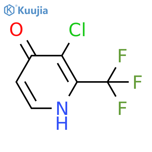 3-chloro-2-(trifluoromethyl)-1H-pyridin-4-one structure