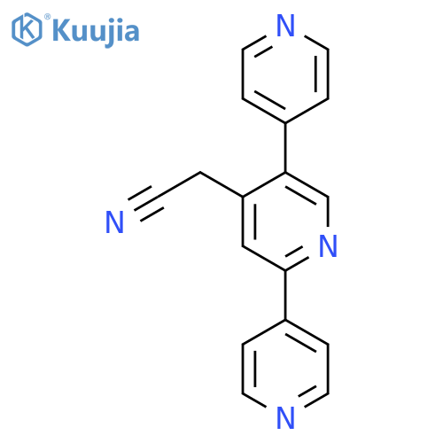 2,5-Di(pyridin-4-yl)pyridine-4-acetonitrile structure
