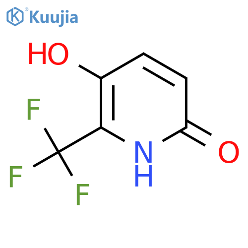 3,6-Dihydroxy-2-(trifluoromethyl)pyridine structure