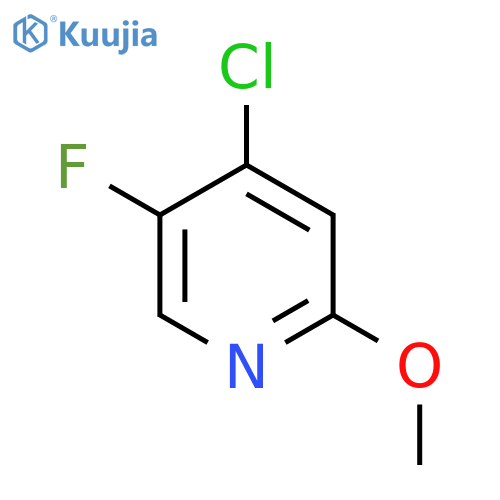 4-Chloro-5-fluoro-2-methoxypyridine structure