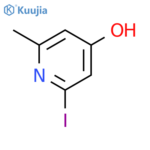 2-Iodo-6-methylpyridin-4-ol structure