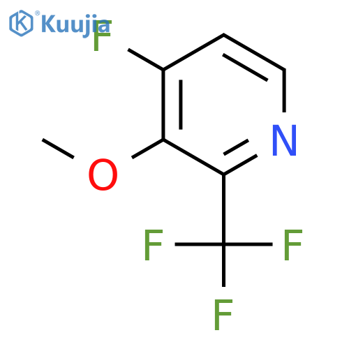 4-Fluoro-3-methoxy-2-(trifluoromethyl)pyridine structure