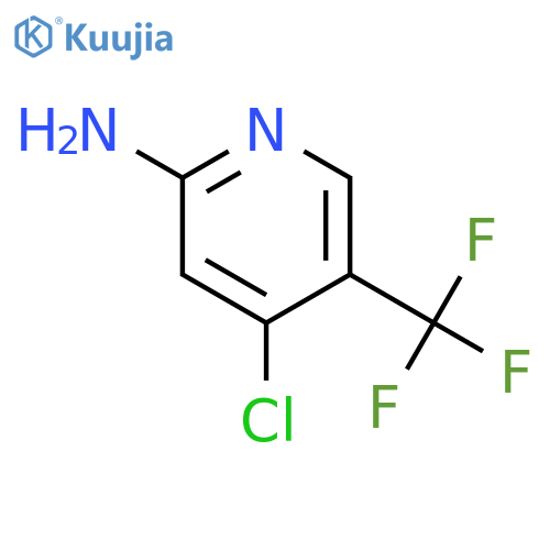 4-chloro-5-(trifluoromethyl)pyridin-2-amine structure