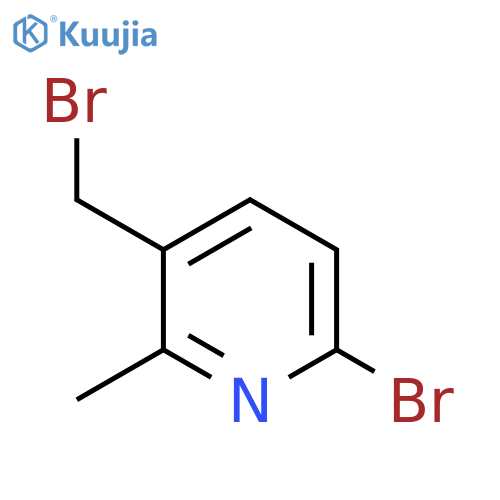6-Bromo-3-bromomethyl-2-methylpyridine structure