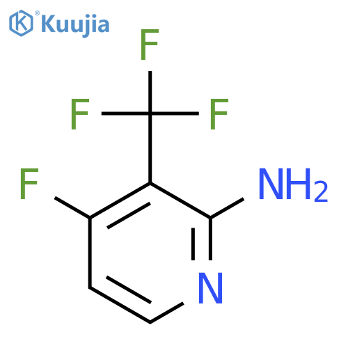2-Amino-4-fluoro-3-(trifluoromethyl)pyridine structure
