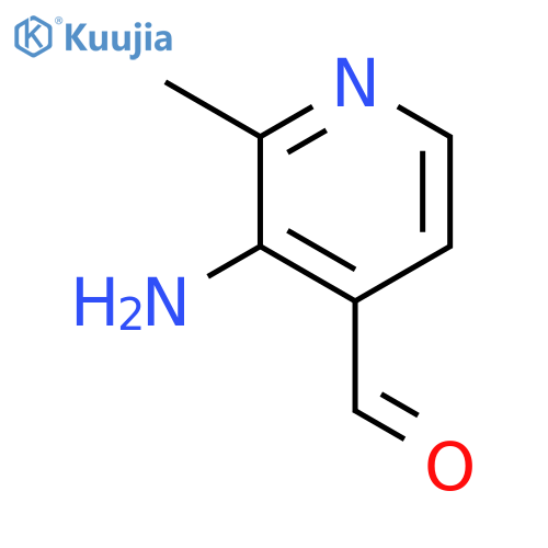 3-amino-2-methylpyridine-4-carbaldehyde structure
