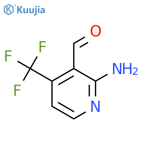 2-Amino-4-(trifluoromethyl)nicotinaldehyde structure