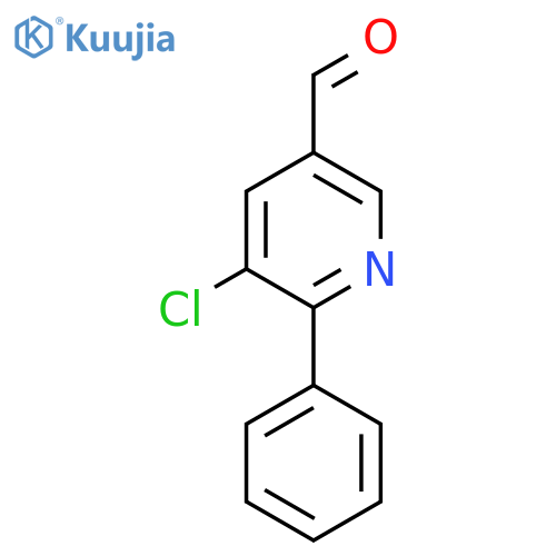 5-Chloro-6-phenylnicotinaldehyde structure