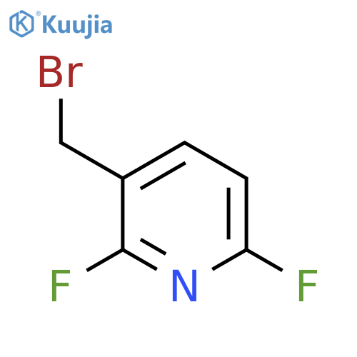 3-(Bromomethyl)-2,6-difluoropyridine structure