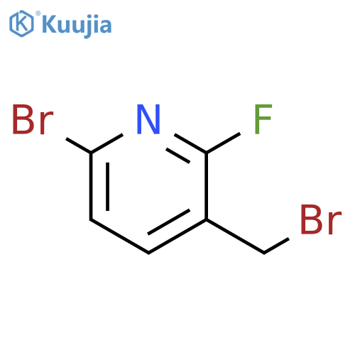 6-bromo-3-(bromomethyl)-2-fluoropyridine structure