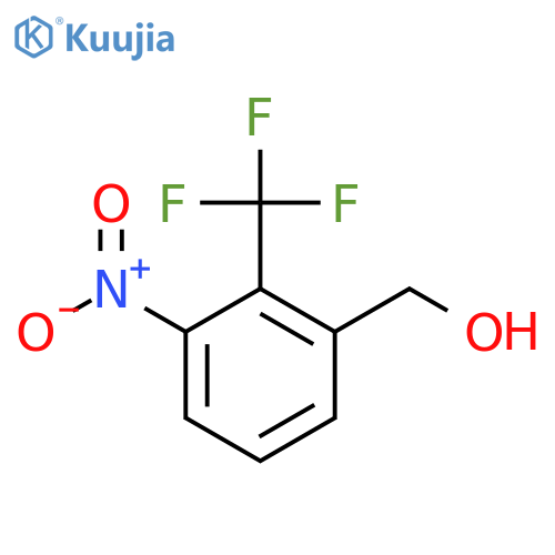 3-Nitro-2-(trifluoromethyl)benzyl alcohol structure