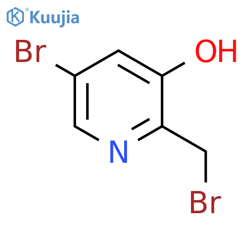 5-Bromo-2-(bromomethyl)pyridin-3-ol structure