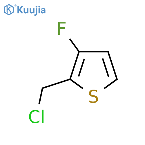 2-(Chloromethyl)-3-fluorothiophene structure