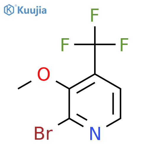 2-Bromo-3-methoxy-4-(trifluoromethyl)pyridine structure