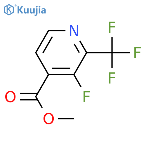 Methyl 3-fluoro-2-(trifluoromethyl)isonicotinate structure