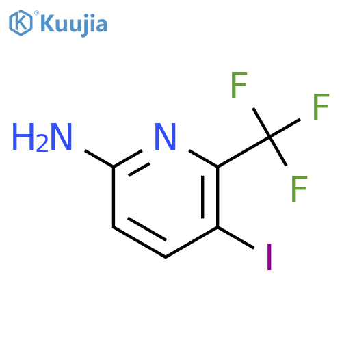 5-Iodo-6-(trifluoromethyl)pyridin-2-amine structure