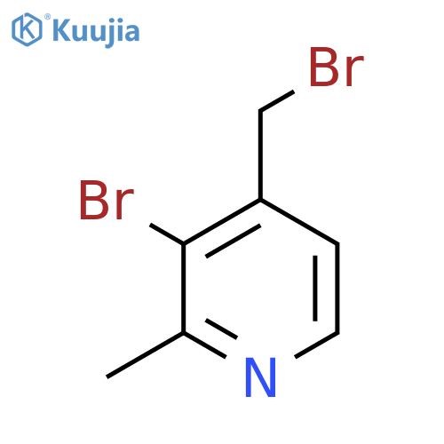 3-Bromo-4-bromomethyl-2-methylpyridine structure