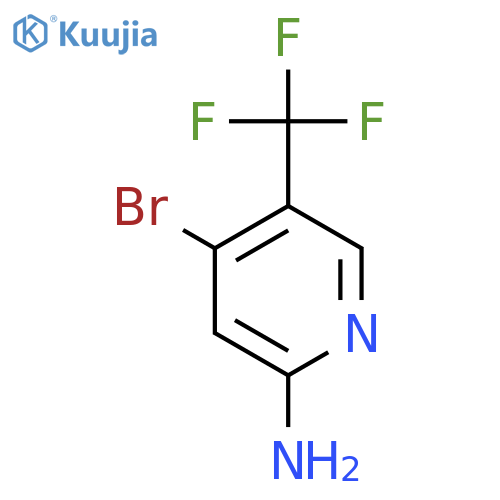4-Bromo-5-(trifluoromethyl)pyridin-2-amine structure