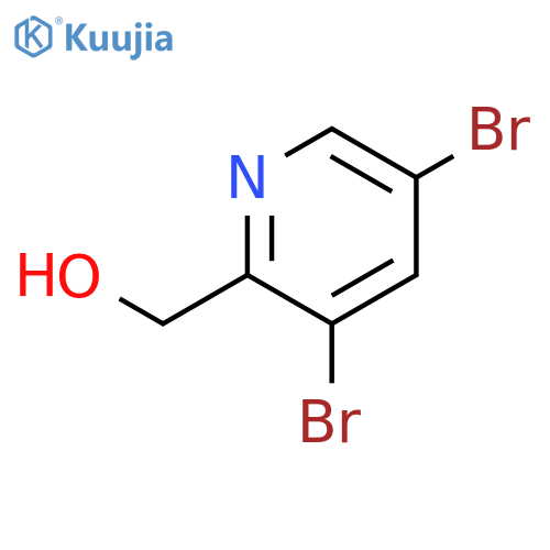 (3,5-Dibromopyridin-2-yl)methanol structure