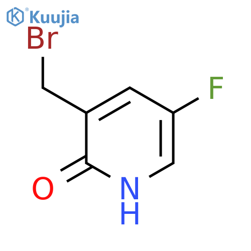 3-(Bromomethyl)-5-fluoropyridin-2-ol structure