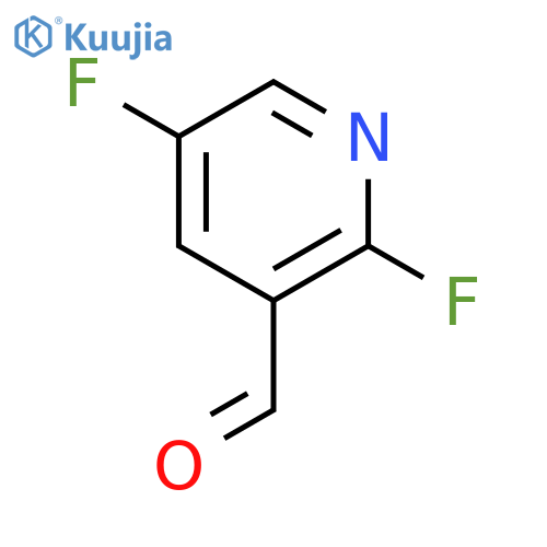 2,5-Difluoronicotinaldehyde structure