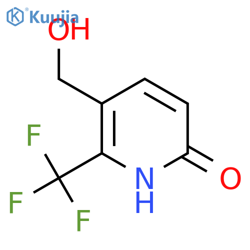 6-Hydroxy-2-(trifluoromethyl)pyridine-3-methanol structure