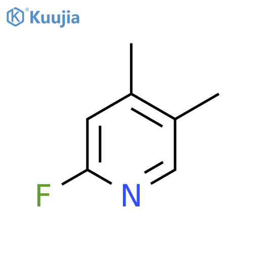 4,5-Dimethyl-2-fluoropyridine structure