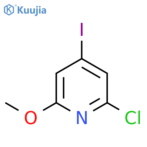 2-Chloro-4-iodo-6-methoxypyridine structure
