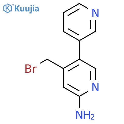 2-Amino-4-bromomethyl-5-(pyridin-3-yl)pyridine structure