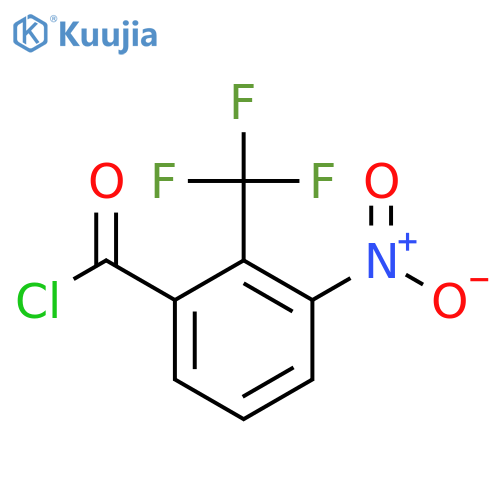 3-Nitro-2-(trifluoromethyl)benzoyl chloride structure