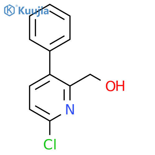 6-Chloro-3-phenylpyridine-2-methanol structure