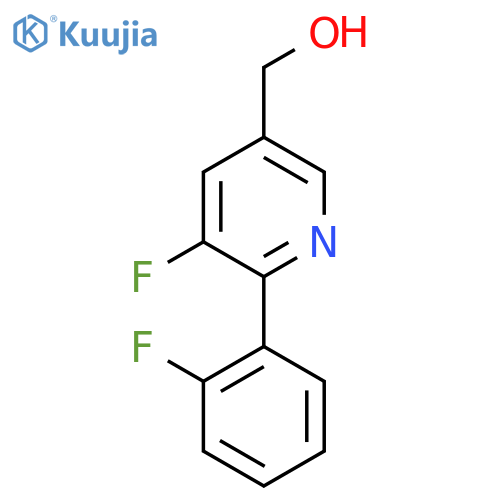 5-Fluoro-6-(2-fluorophenyl)pyridine-3-methanol structure