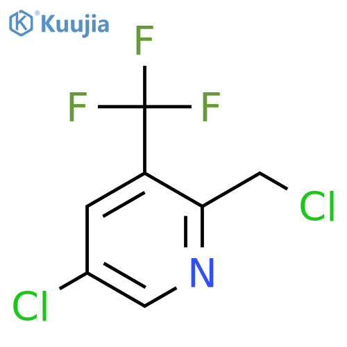 5-Chloro-2-(chloromethyl)-3-(trifluoromethyl)pyridine structure